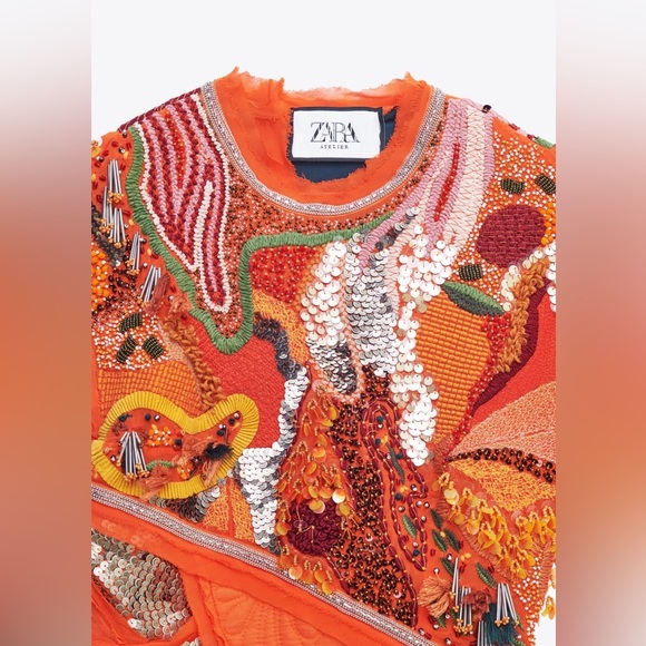 ZARA BEADED DRESS LIMITED EDITION - Picture 7 of 13